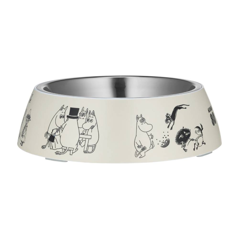 Moomin For Pets Food Bowl Beige XL - Muurla - The Official Moomin Shop
