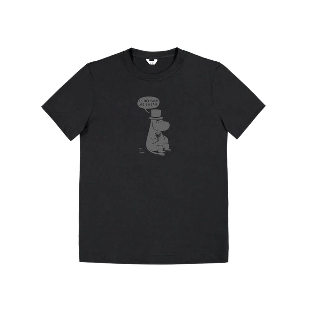 Moominpappa Philosopher T-shirt Black - Moiko - The Official Moomin Shop