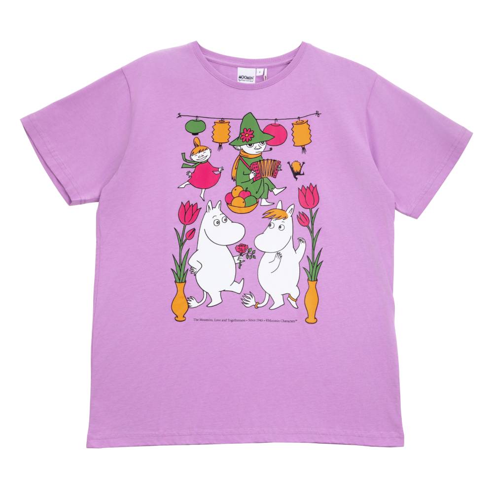 Moomin Together T-shirt Lilac - Martinex - The Official Moomin Shop