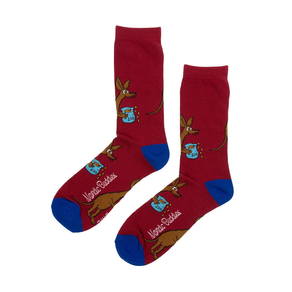 Sniff Business Socks 40-45 Red - Nordicbuddies - The Official Moomin Shop