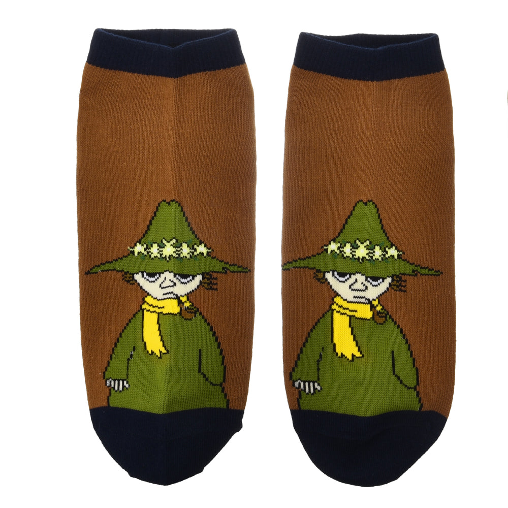 Snufkin Men Ankle Socks Brown - Nordicbuddies - The Official Moomin Shop