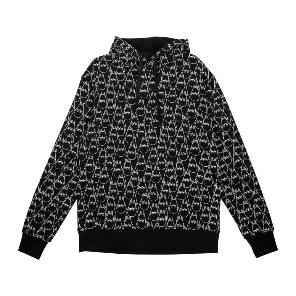 Moomintroll Angry Hoodie Black - Martinex - The Official Moomin Shop