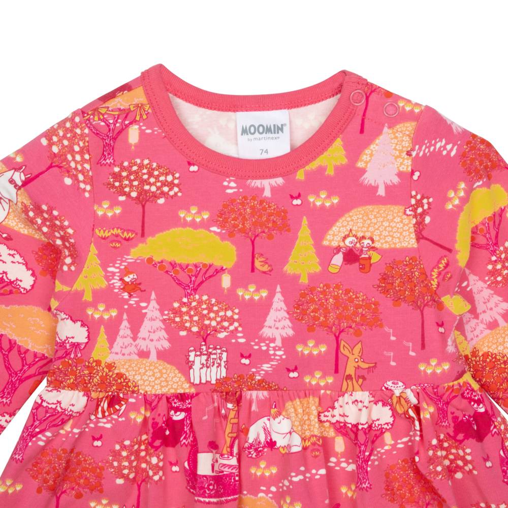 Moomin Harvest Bodysuit Dress Red - Martinex - The Official Moomin Shop
