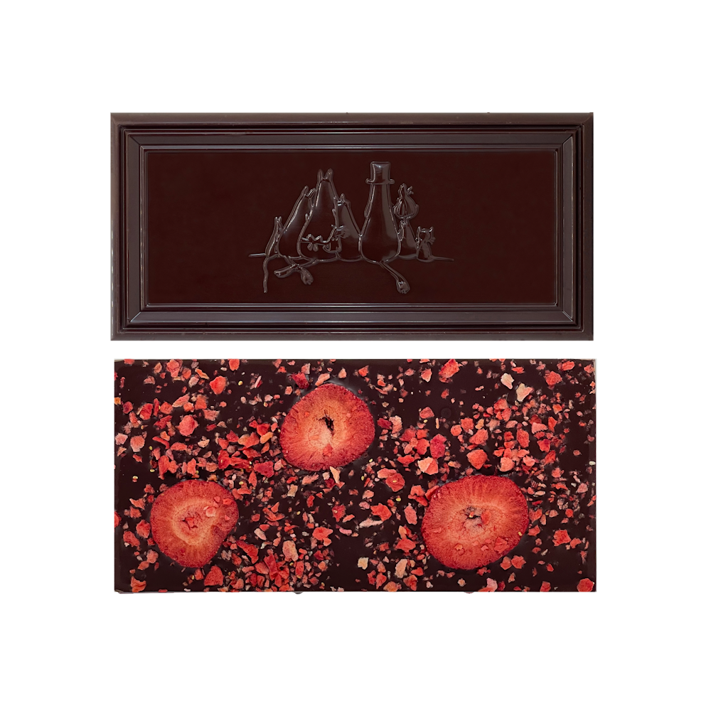 Snorkmaiden Dark Chocolate & Strawberry 70g - The Official Moomin Shop