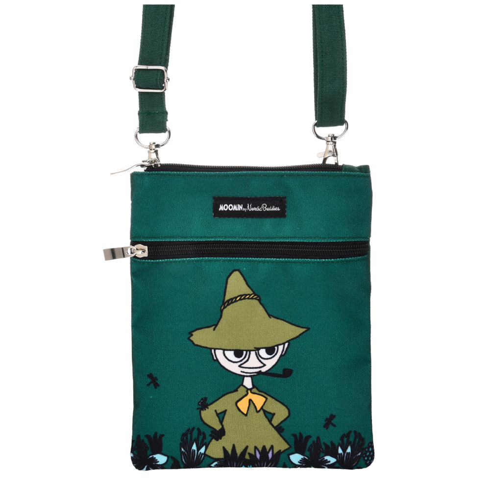 Snufkin Passport Bag Green - Nordicbuddies - The Official Moomin Shop