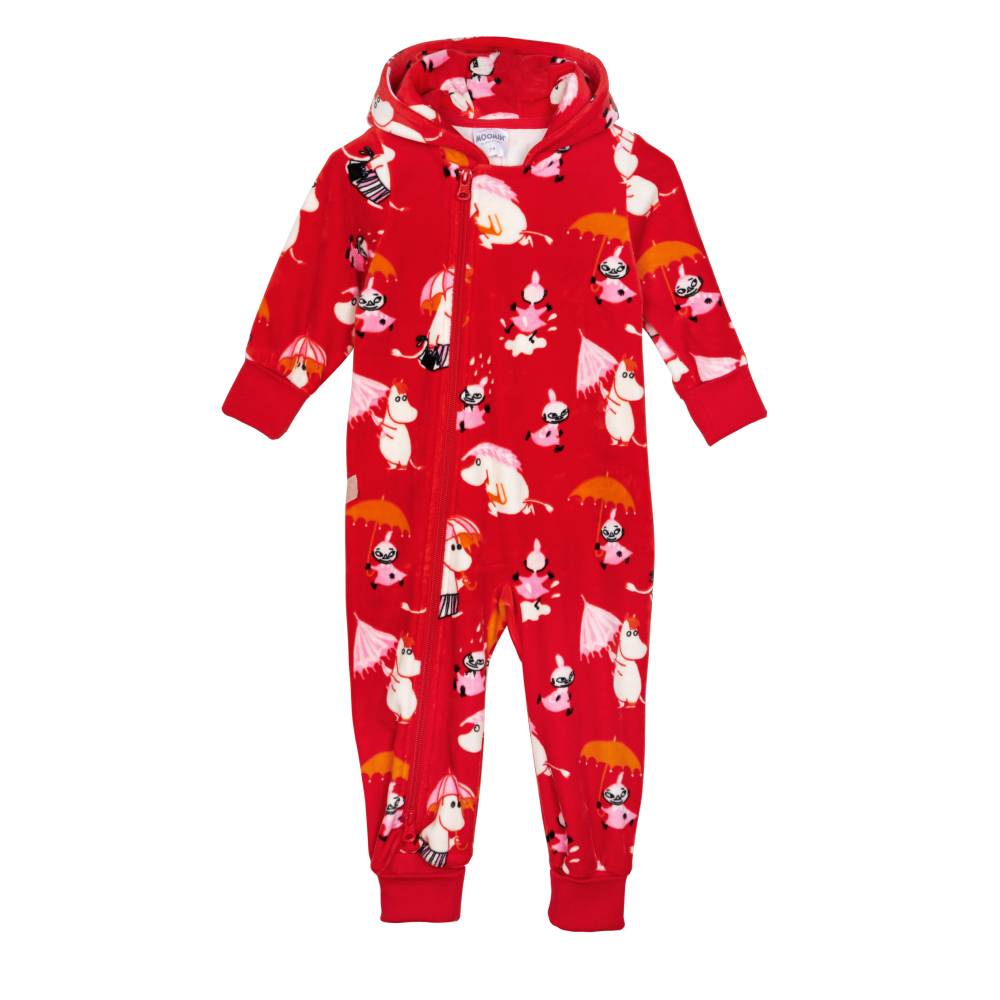Moomin Rainy Day Jumpsuit Red - Martinex - The Official