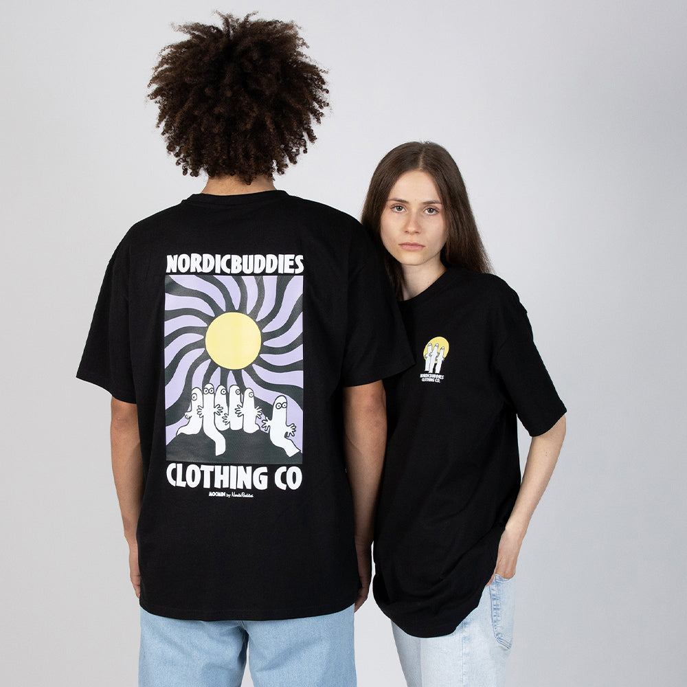 Hattifatteners T-shirt Black - Nordicbuddies - The Official Moomin Shop