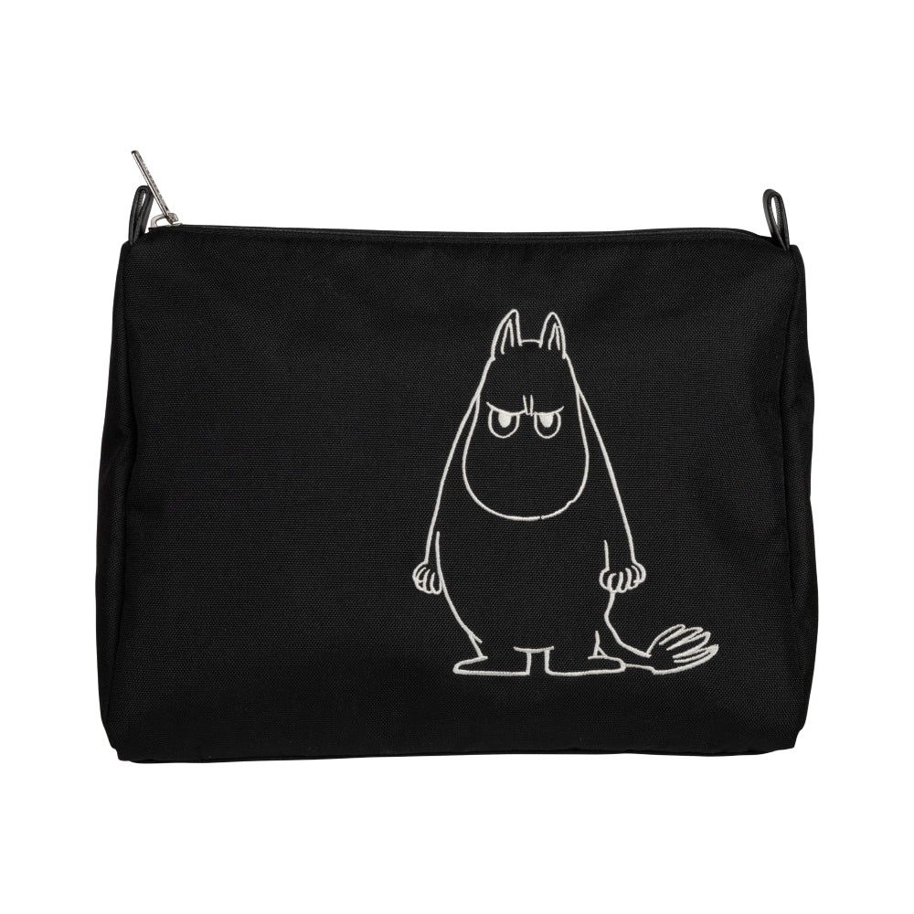 Moomintroll Angry Pouch Black - The Official Moomin Shop