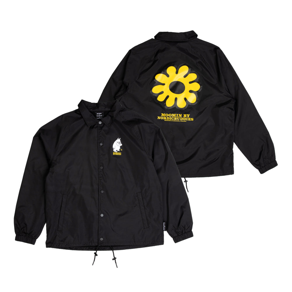 Moomintroll Coach Jacket Black - Nordicbuddies - The Official Moomin Shop