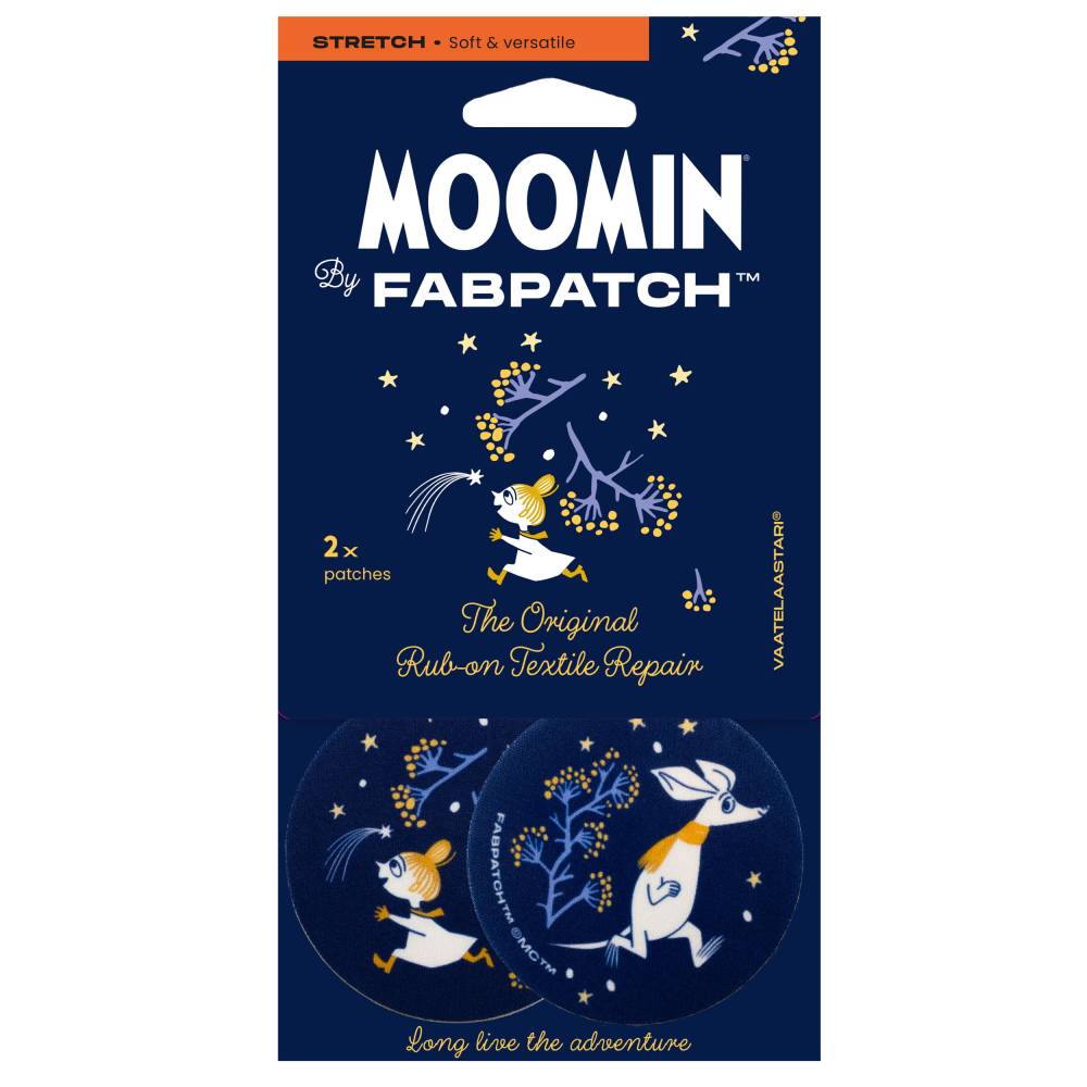 Little My & Sniff Shooting Star Textile Repair Patches - The Official Moomin Shop