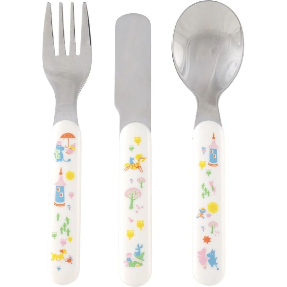 Moomin 80 Children&#39;s Cutlery Set 3pcs - Rätt Start - The Official Moomin Shop