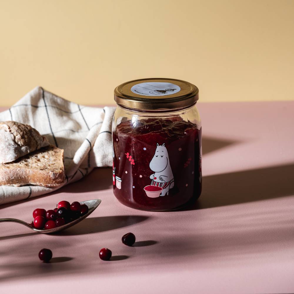Moomin Berries Glass Jar 0,5L - Muurla - The Official Moomin Shop