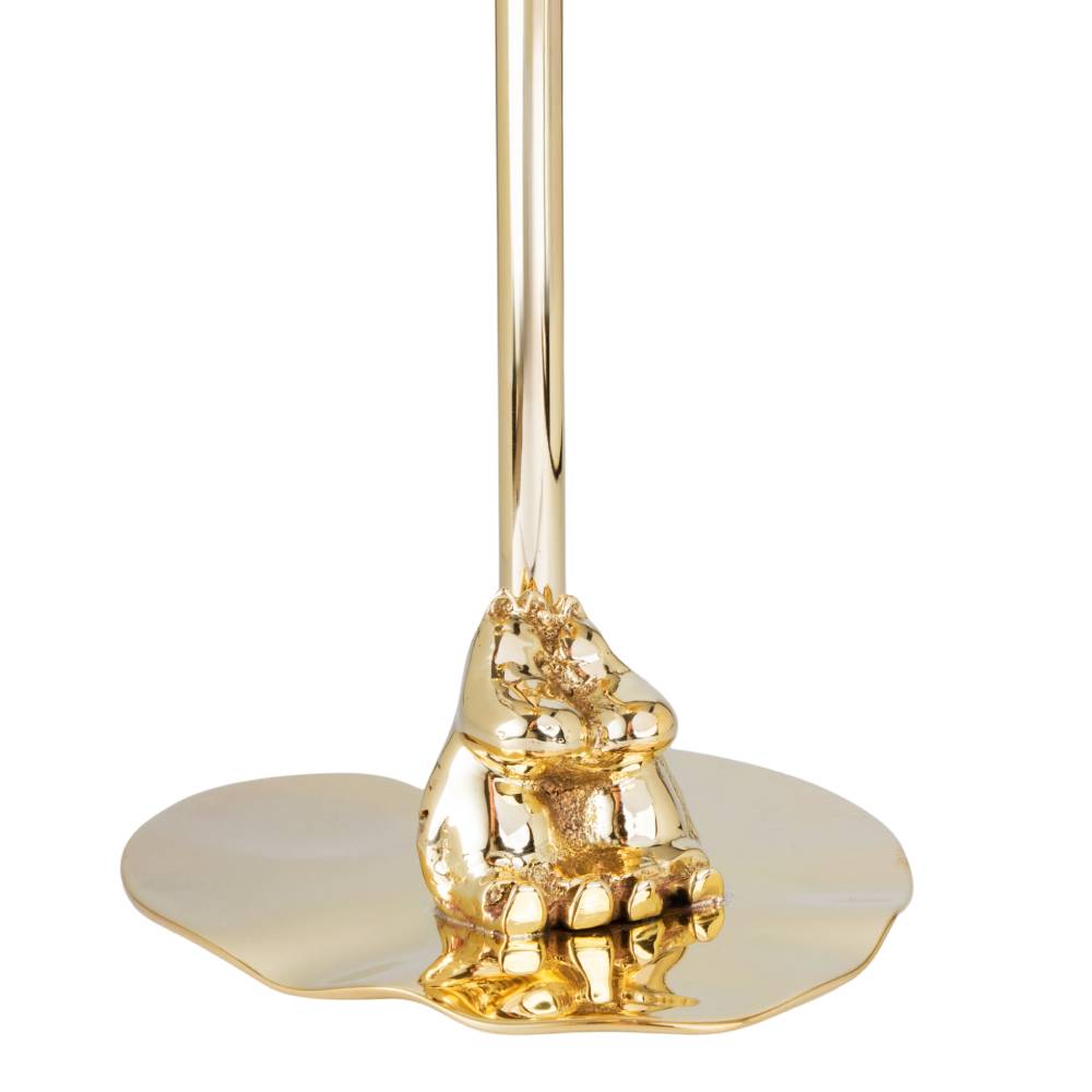 Moomintroll &amp; Snorkmaiden Candlestand Gold - The Official Moomin Shop