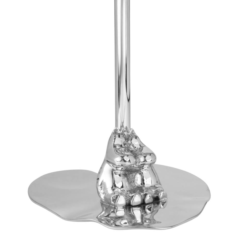 Moomintroll &amp; Snorkmaiden Candlestand Silver - The Official Moomin Shop