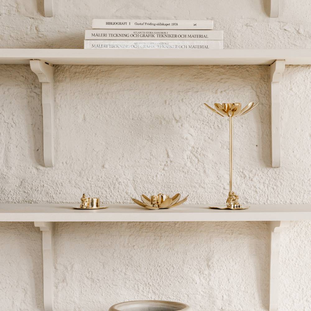 Moomintroll Candlestand Gold - The Official Moomin Shop