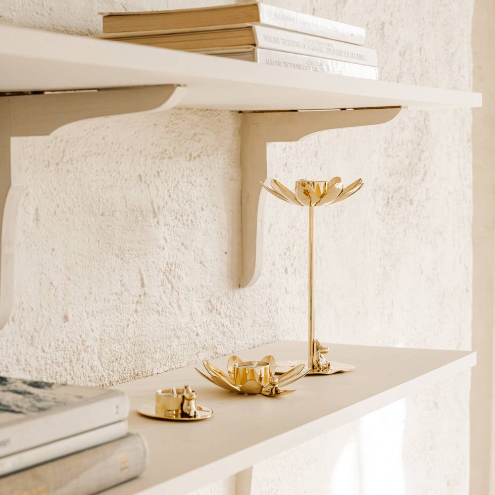 Moomintroll Candlestand Gold - The Official Moomin Shop