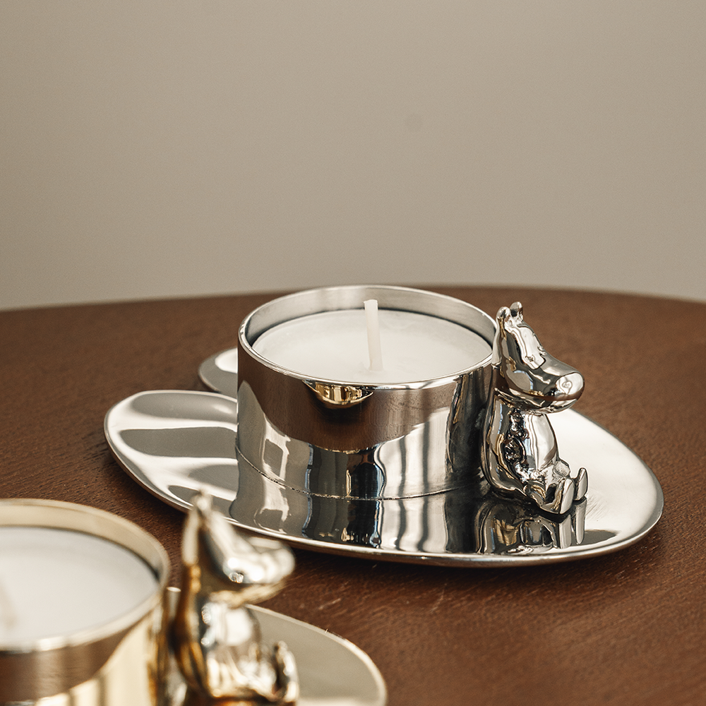 Moomintroll Candlestand Gold - The Official Moomin Shop