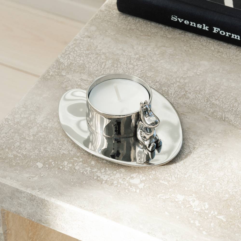 Moomintroll Candlestand Silver - The Official Moomin Shop