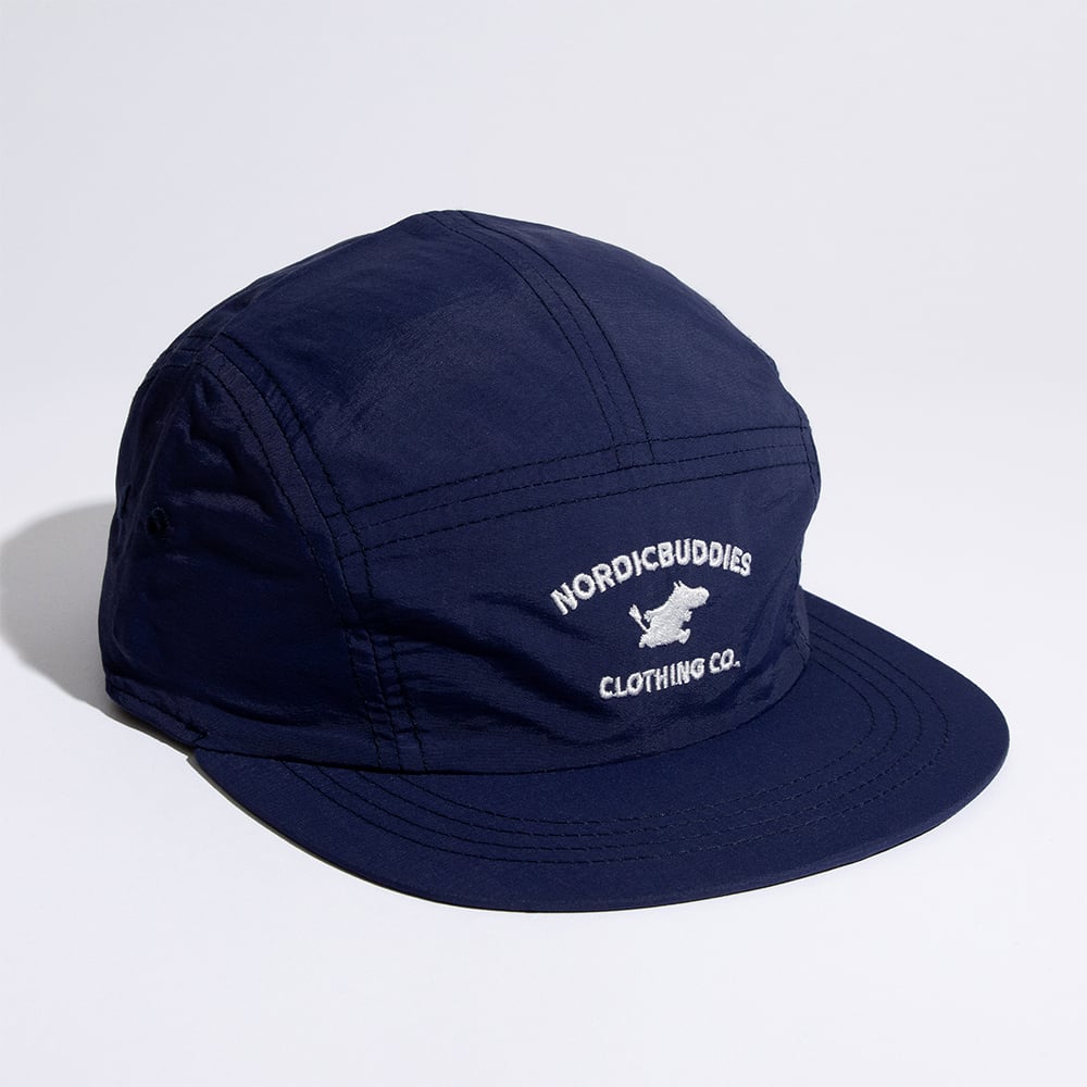 Moomintroll Classics 5-panel Nylon Cap Darkblue - Nordicbuddies - The Official Moomin Shop