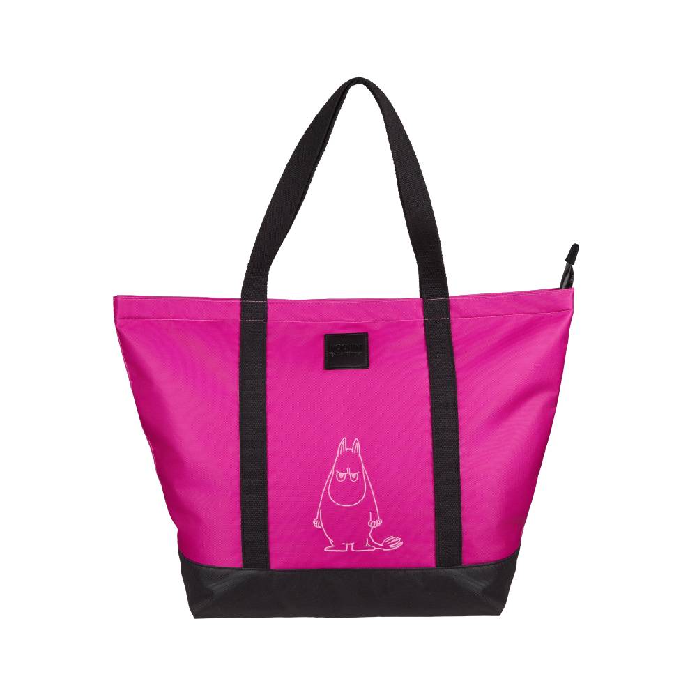 Moomintroll Angry Shopping Bag Magenta - Martinex - The Official Moomin Shop