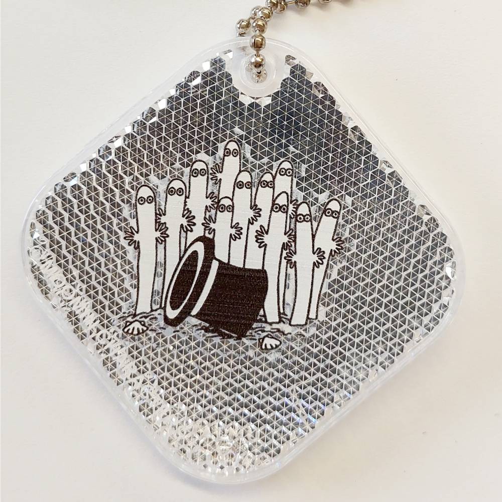 Hattifattener Reflector Square - The Official Moomin Shop