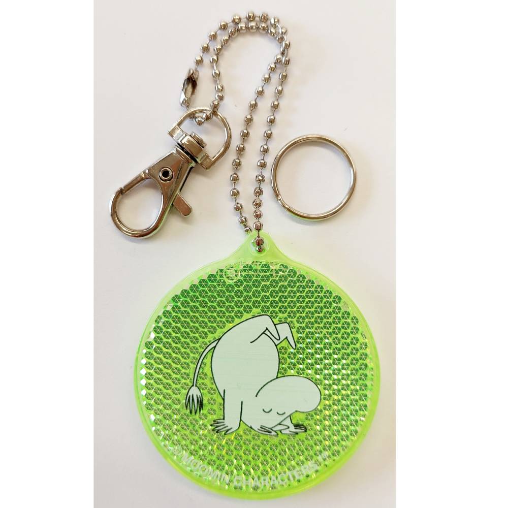 Moomintroll Reflector Round Green - The Official Moomin Shop