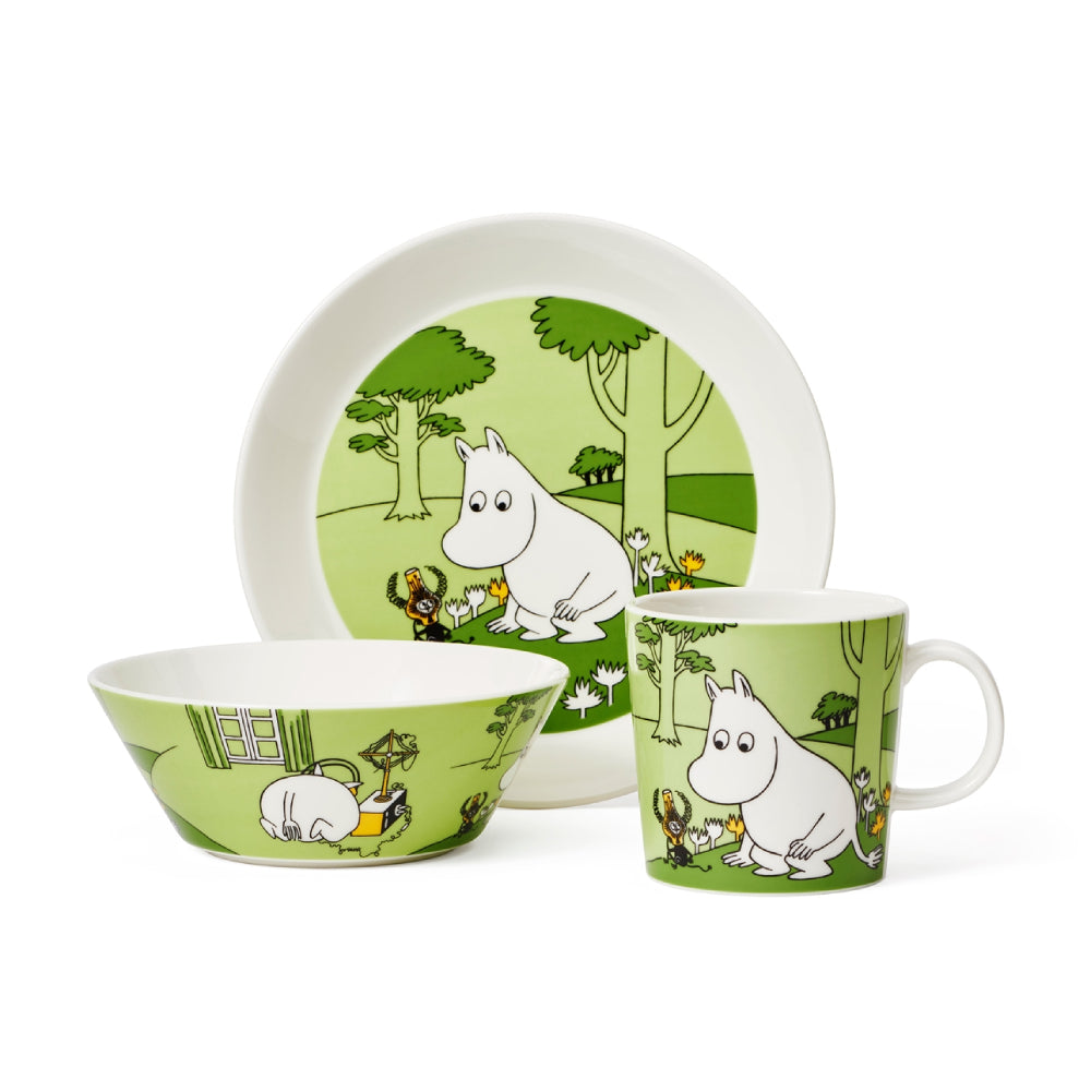 Moomintroll Bowl 15cm Green - The Official Moomin Shop
