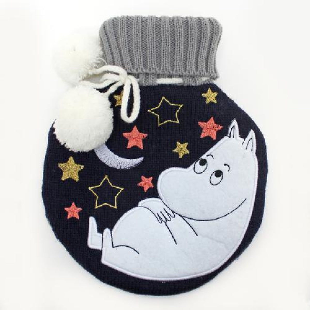 Moomintroll Moon Hot Water Bottle - House of Disaster - The Official Moomin Shop