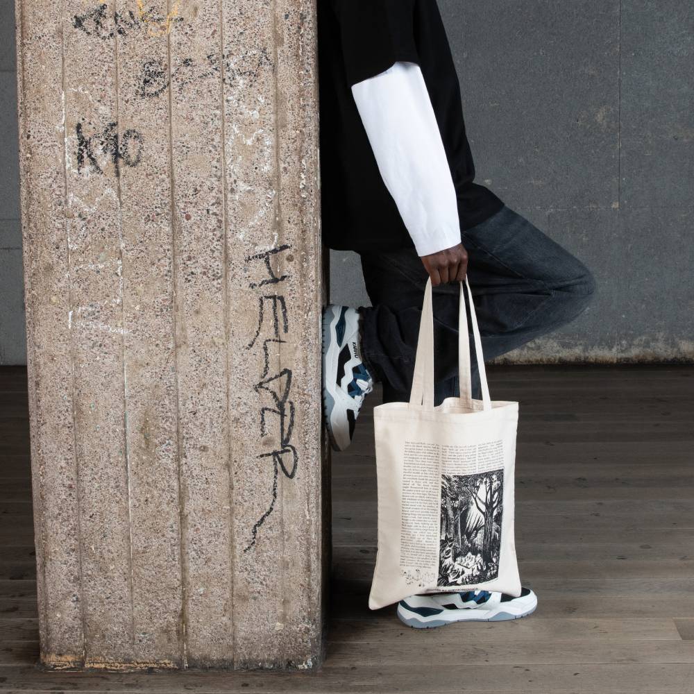 Moomin Novels Collection Tote Bag White - Nordicbuddies - The Official Moomin Shop