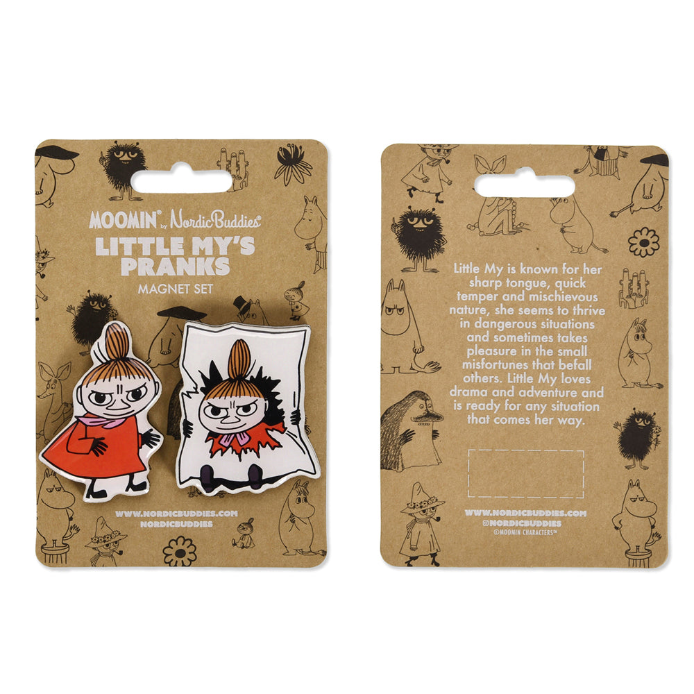 Little My Pranks Magnet 2-set - Nordicbuddies - The Official Moomin Shop