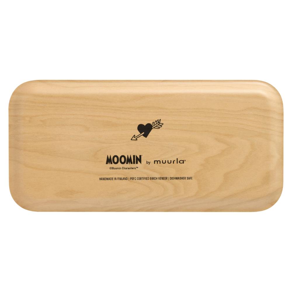 Moomin Heart Tray 27x13cm Pink - The Official Moomin Shop