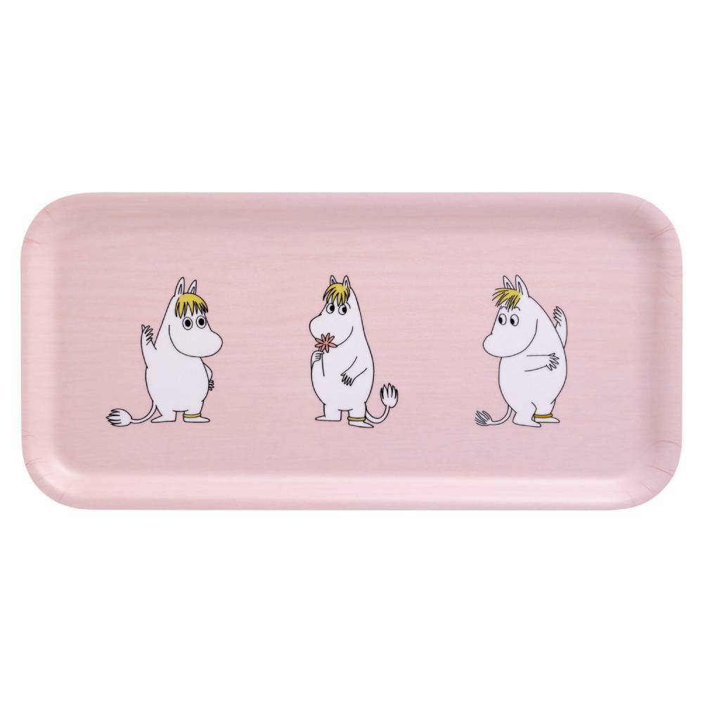 Snorkmaiden Retro Tray 27x13cm Pink - The Official Moomin Shop