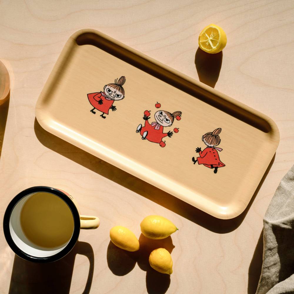Little My Retro Tray 27x13cm Yellow - The Official Moomin Shop