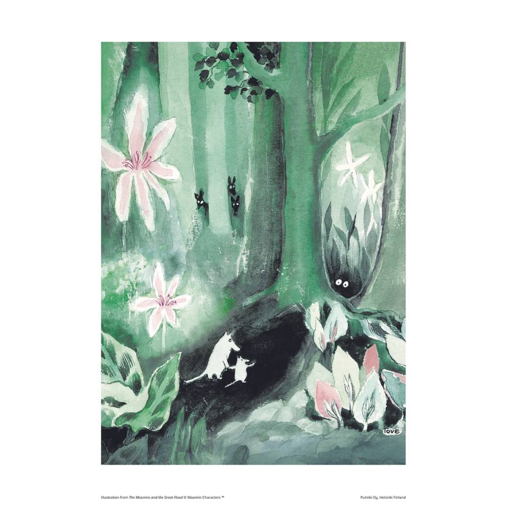 Moomin Great Flood Poster 24x30cm - The Official Moomin Shop
