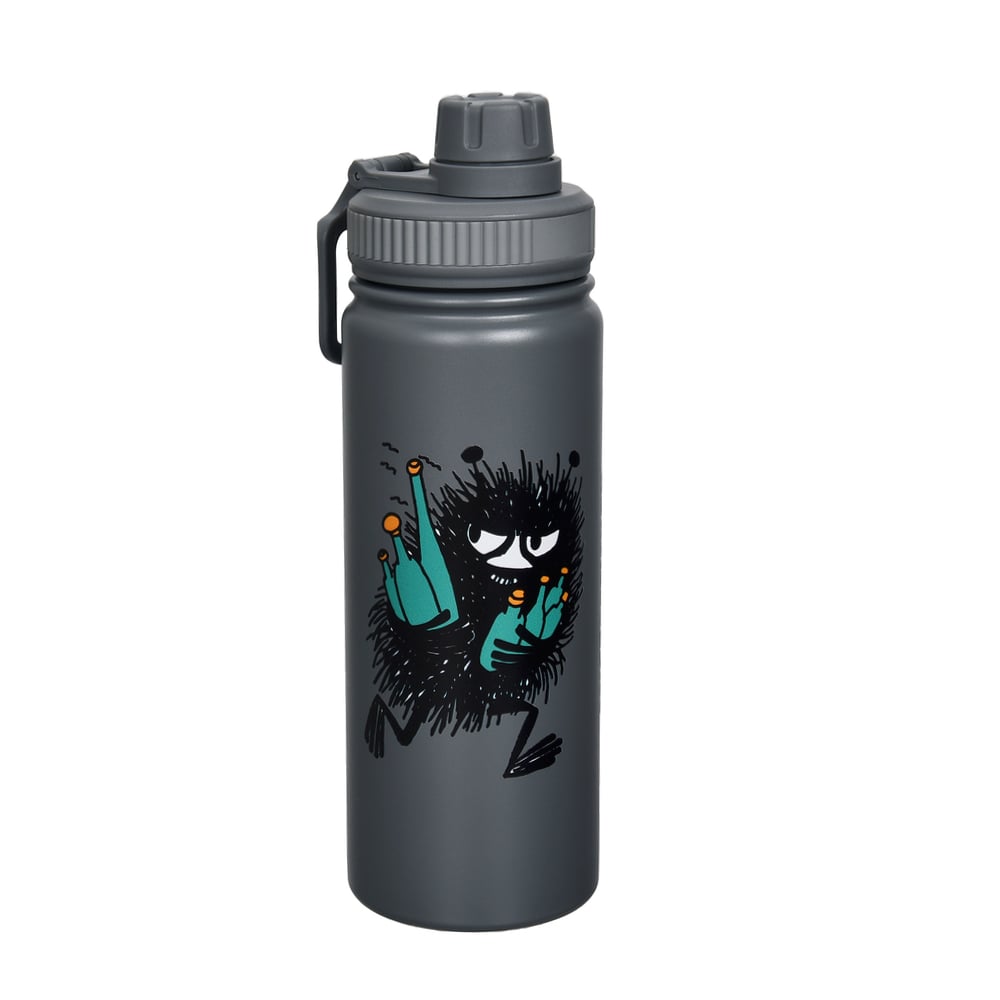 Stinky Thermal Everyday Bottle Grey - Nordicbuddies - The Official Moomin Shop