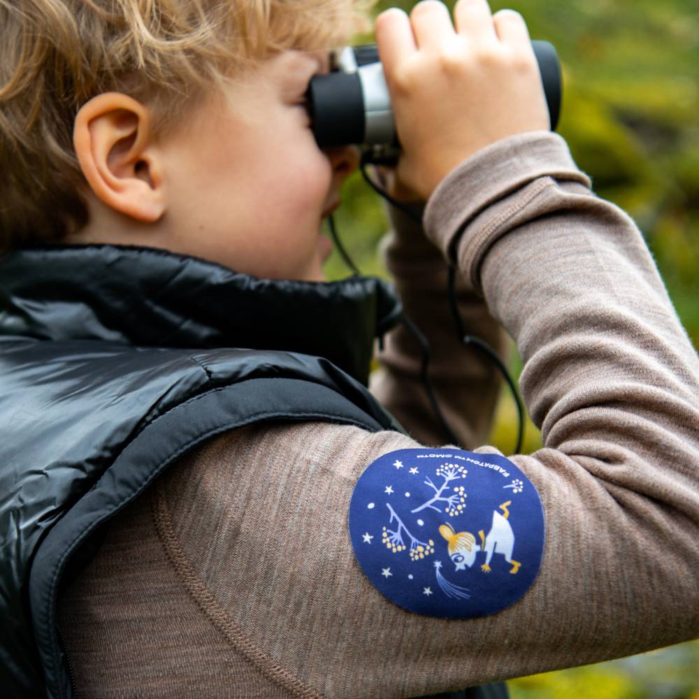 Little My & Sniff Shooting Star Textile Repair Patches - FabPatch - The Official Moomin Shop