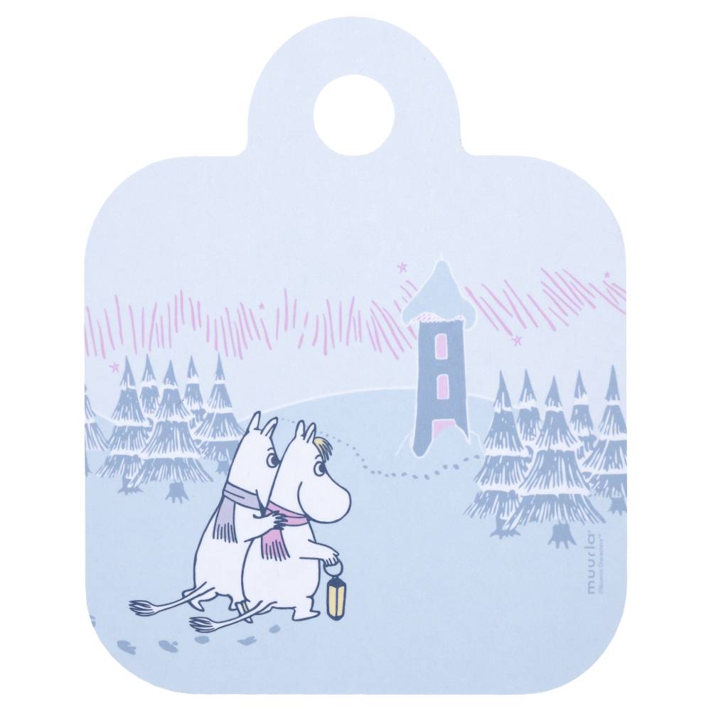 Moomin Frosty Day Chop & Serve Board 20x25cm - The Official Moomin Shop