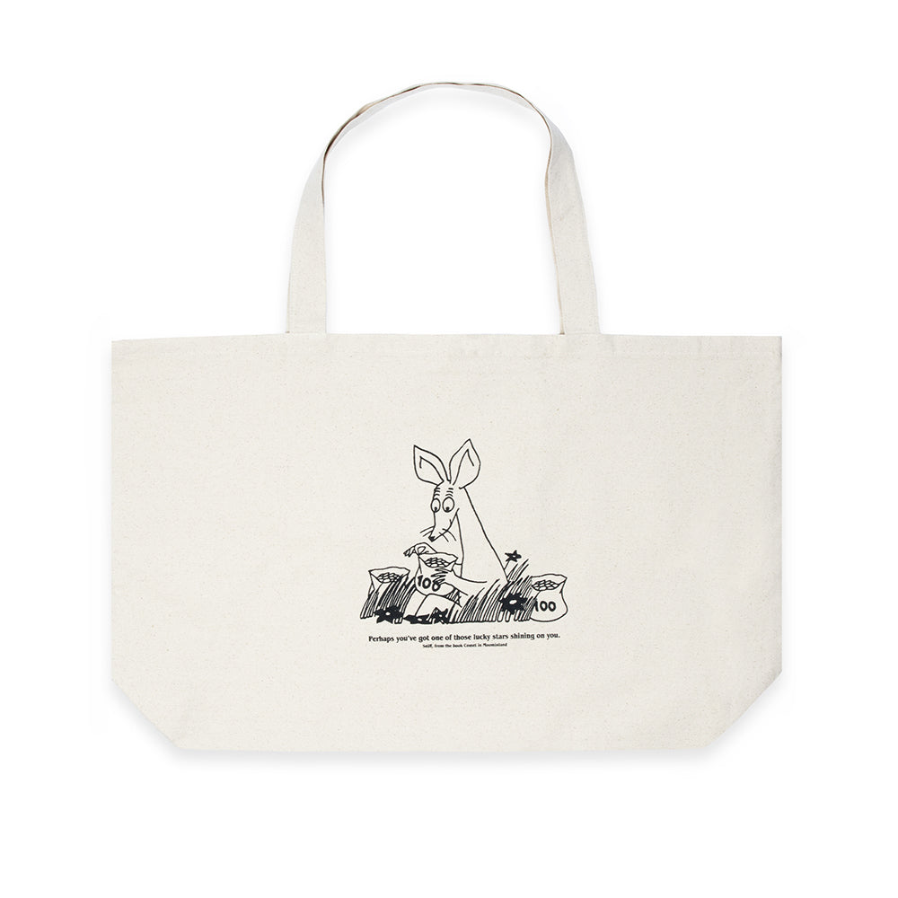 Sniff's Business Tote Bag XL White - The Official Moomin Shop