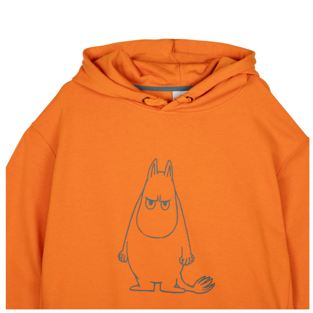 Moomintroll Angry  Hoodie Orange - Martinex - The Official Moomin Shop