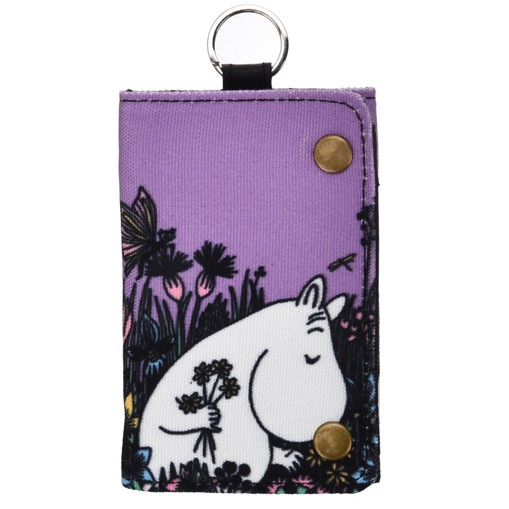 Moomintroll Canvas Wallet Violet - The Official Moomin Shop