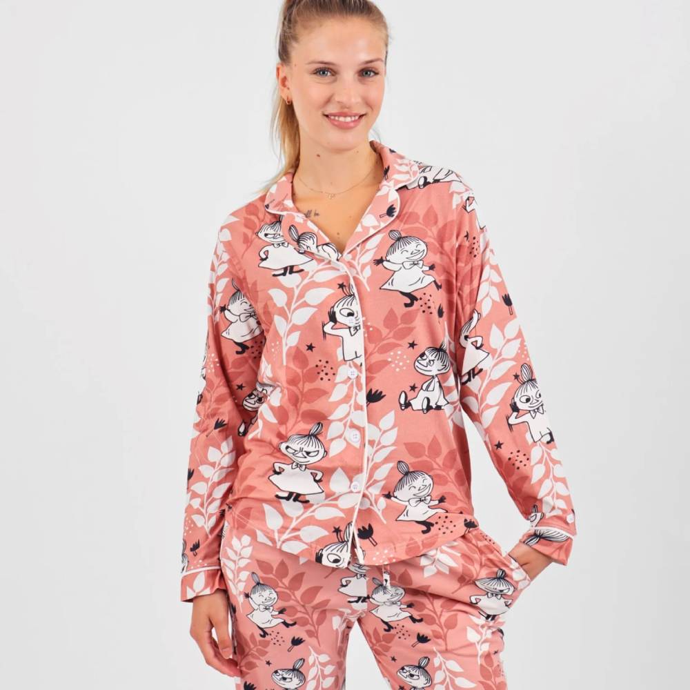 Little My in Leaves Pyjama Set Cozee The Official Moomin Shop