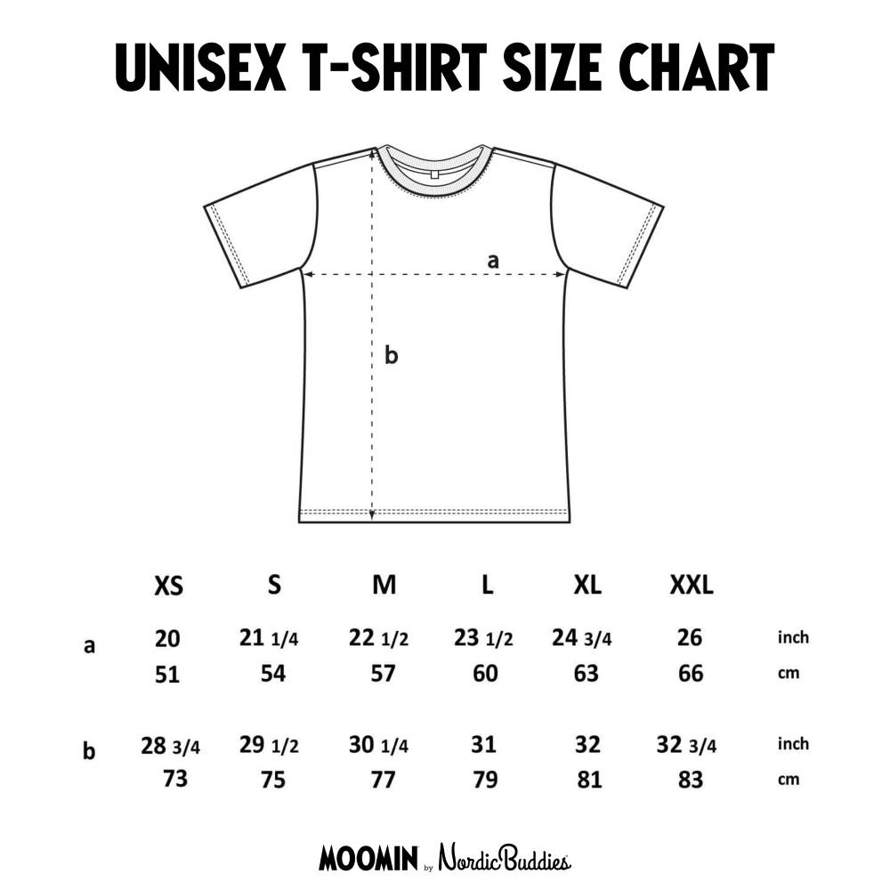 Moomintroll Running T-shirt Unisex Lightblue - The Official Moomin Shop