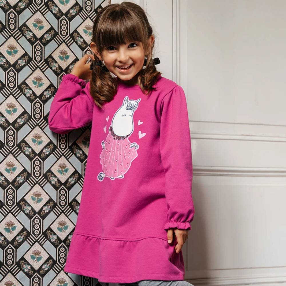 Snorkmaiden Mannequin Dress Magenta - Martinex - The Official Moomin Shop