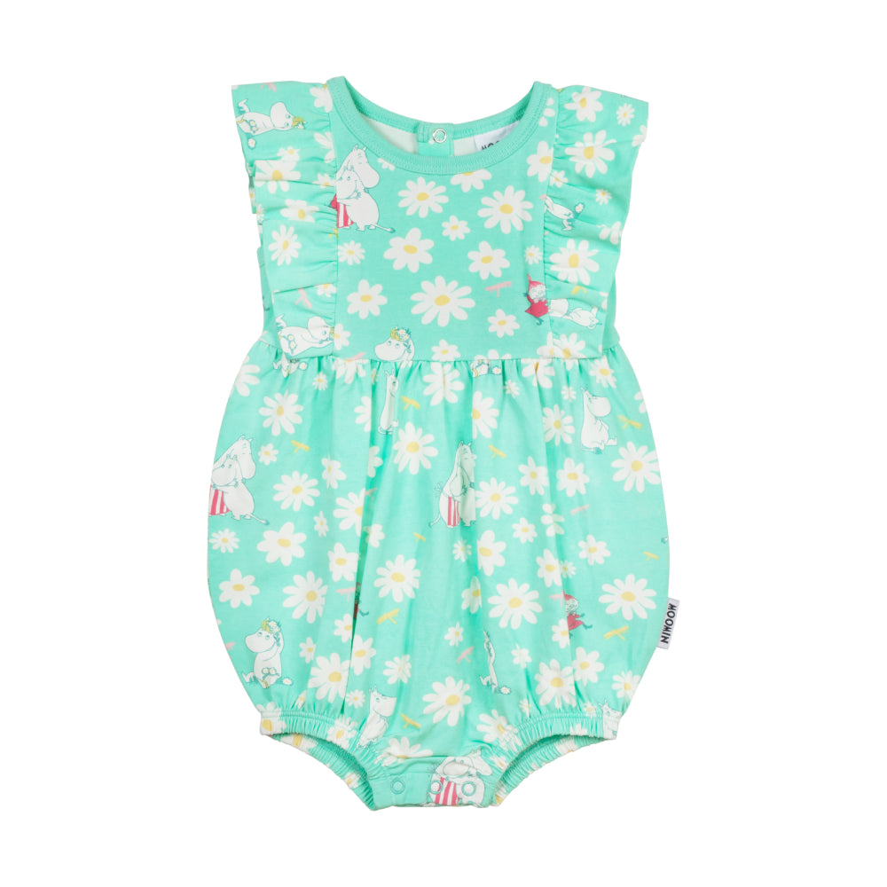 Moomin Wildflower Playsuit Green - Martinex - The Official Moomin Shop