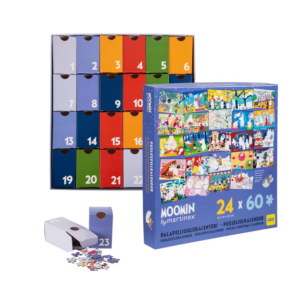 Moomin Puzzle Advent Calendar 2024 - Martinex - The Official Moomin Shop