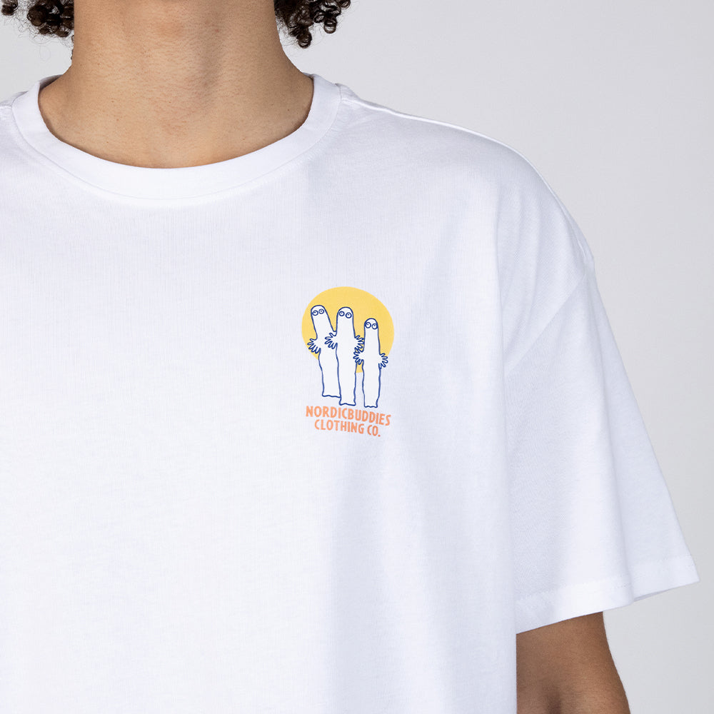 Hattifatteners T-shirt White - Nordicbuddies - The Official Moomin Shop