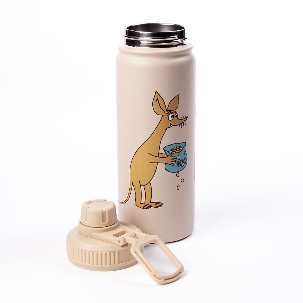 Sniff's Business Thermal Everyday Bottle 550ml Beige - The Official Moomin Shop