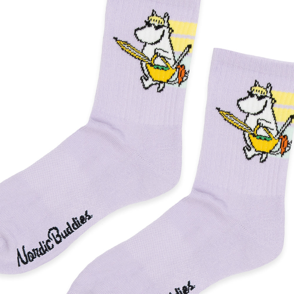 Snorkmaiden Active Crew Socks 36-42 Violet - Nordicbuddies - The Official Moomin Shop