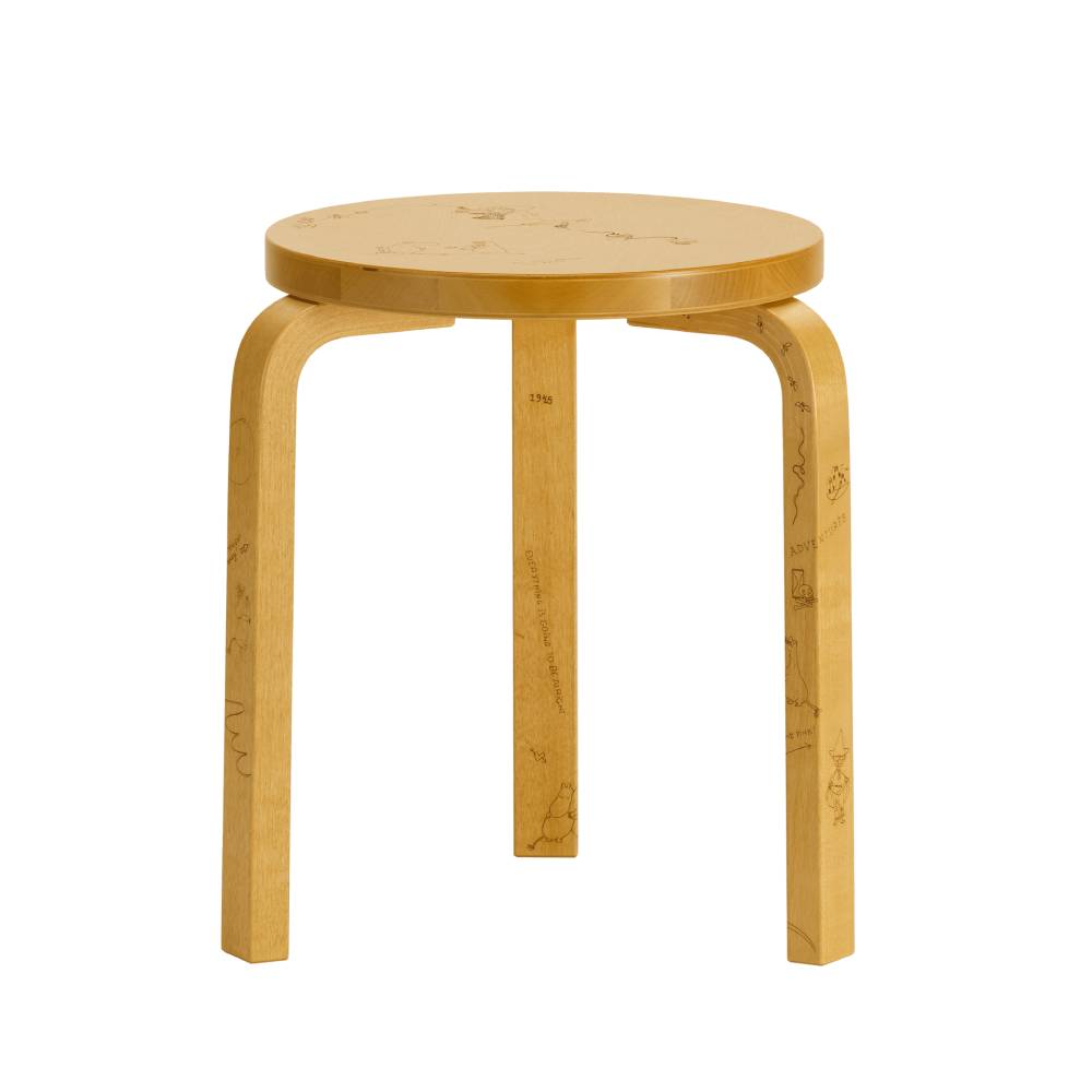 artek+moomin Stool 60 Celebration スツール Moomin Celebration Stool 60 - The Official Moomin Shop