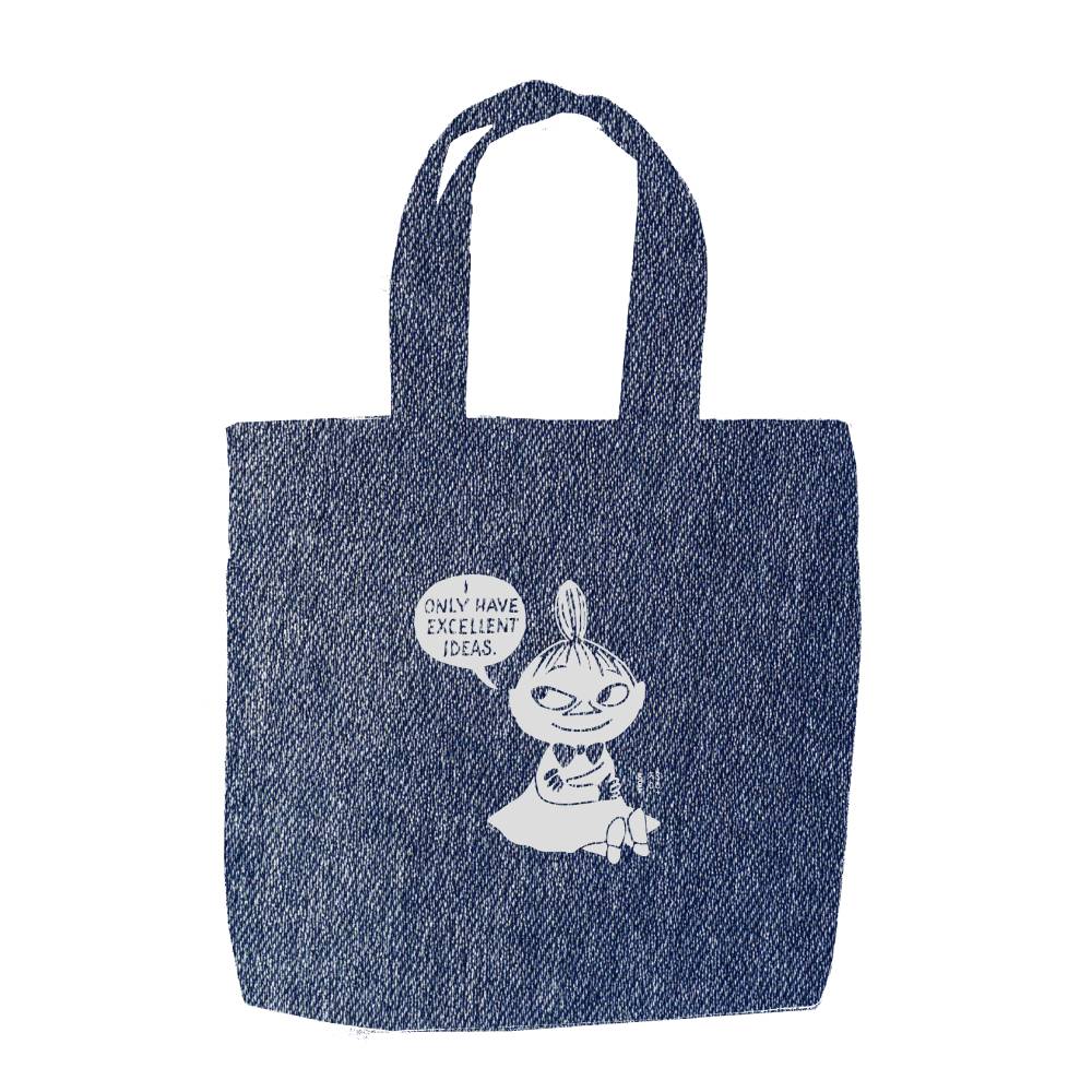 Little My Excellent Reflective Tote Bag Blue - Moiko - The Official Moomin Shop